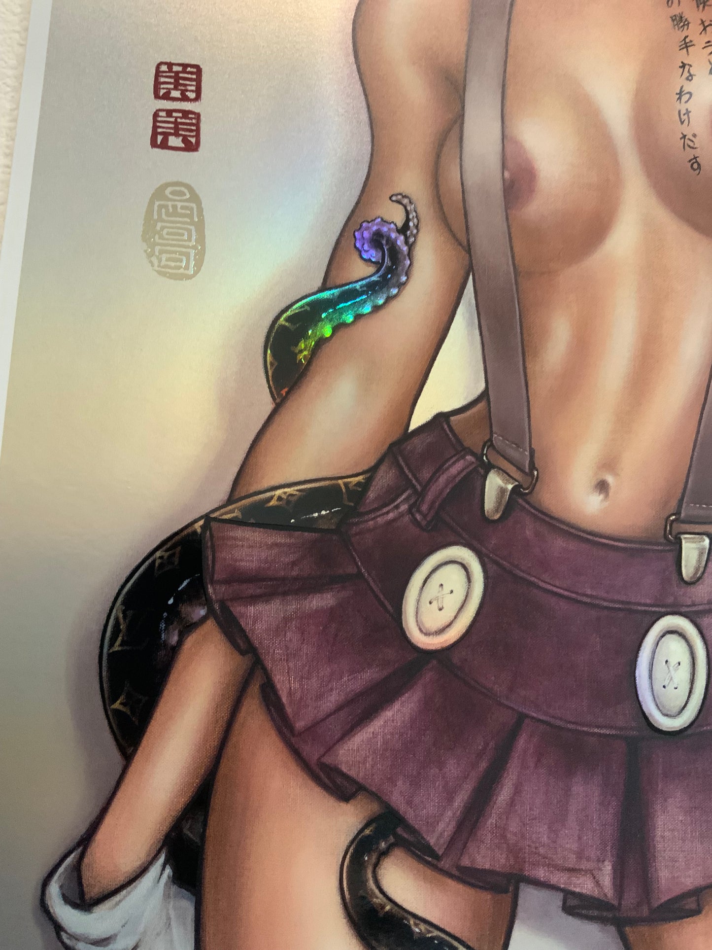 BANG BANG Limited Edition Holographic Print (Uncensored Original)