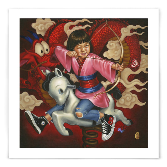 Limited Edition Mini Print - Once Upon A Time No More 7 ( Mulan)