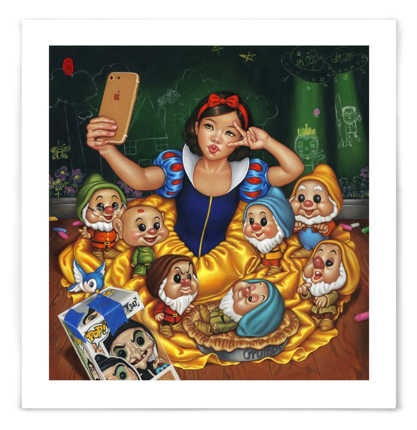 Limited Edition Mini Print - Once Upon A Time No More 5 (Snow White Youth)