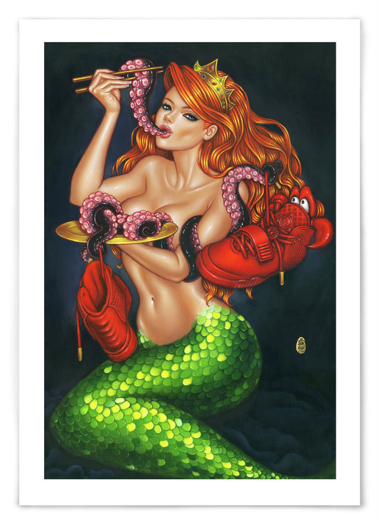 Limited Edition Mini Print - Once Upon A Time No More 3  (Ariel)