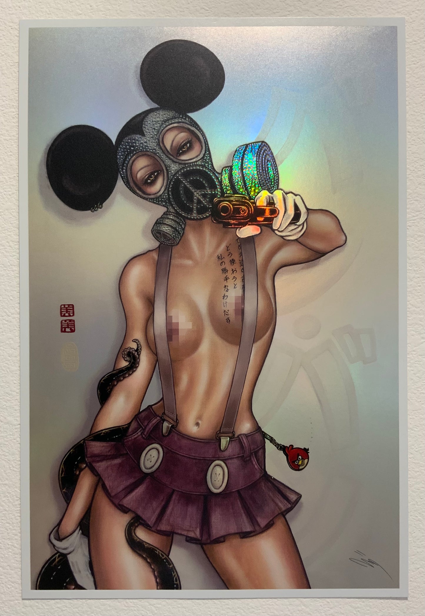 BANG BANG Limited Edition Holographic Print (Large Censored)